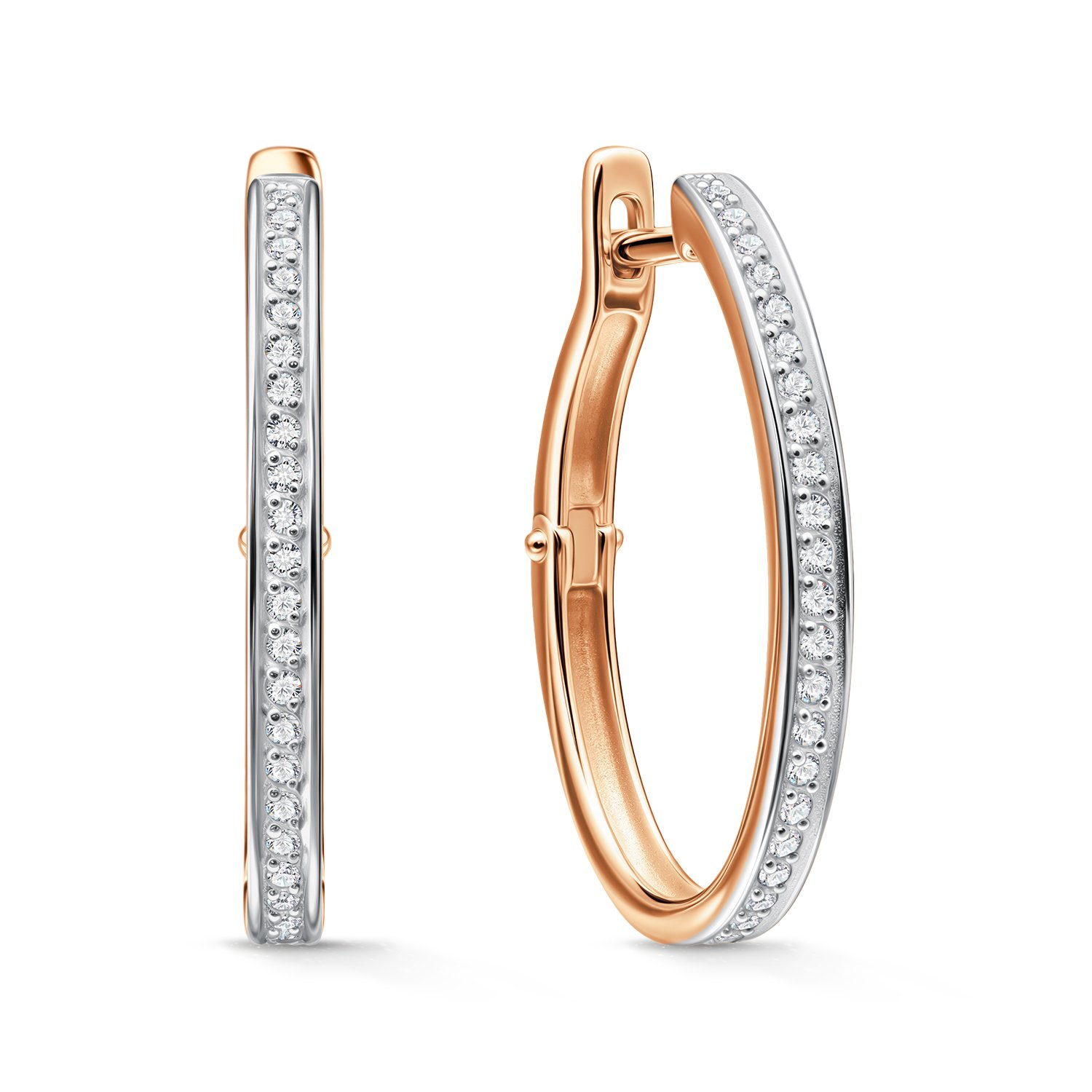 Фото «Золотые серьги с бриллиантами»