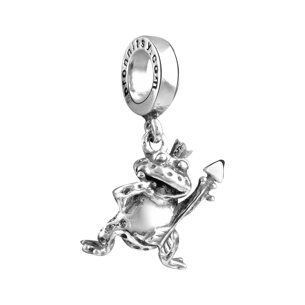 Фото «Подвеска-шарм Лягушка из серебра»