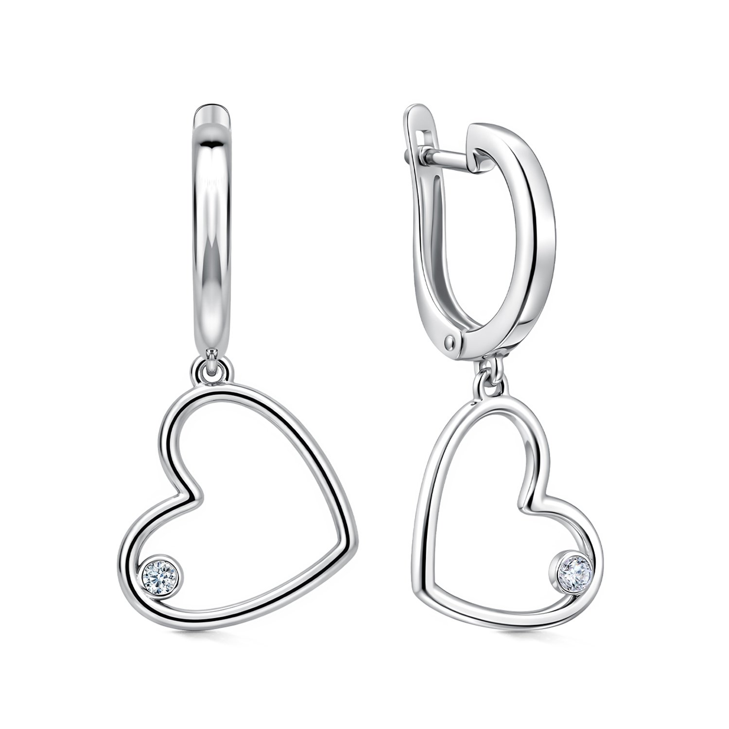 Фото «Серебряные серьги с фианитами»