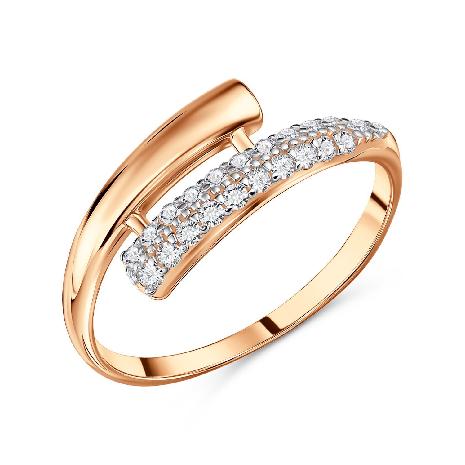 Фото «Золотое кольцо с фианитами»