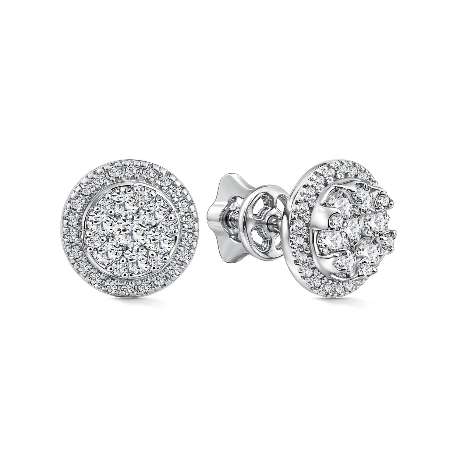 Фото «Золотые серьги с бриллиантами»