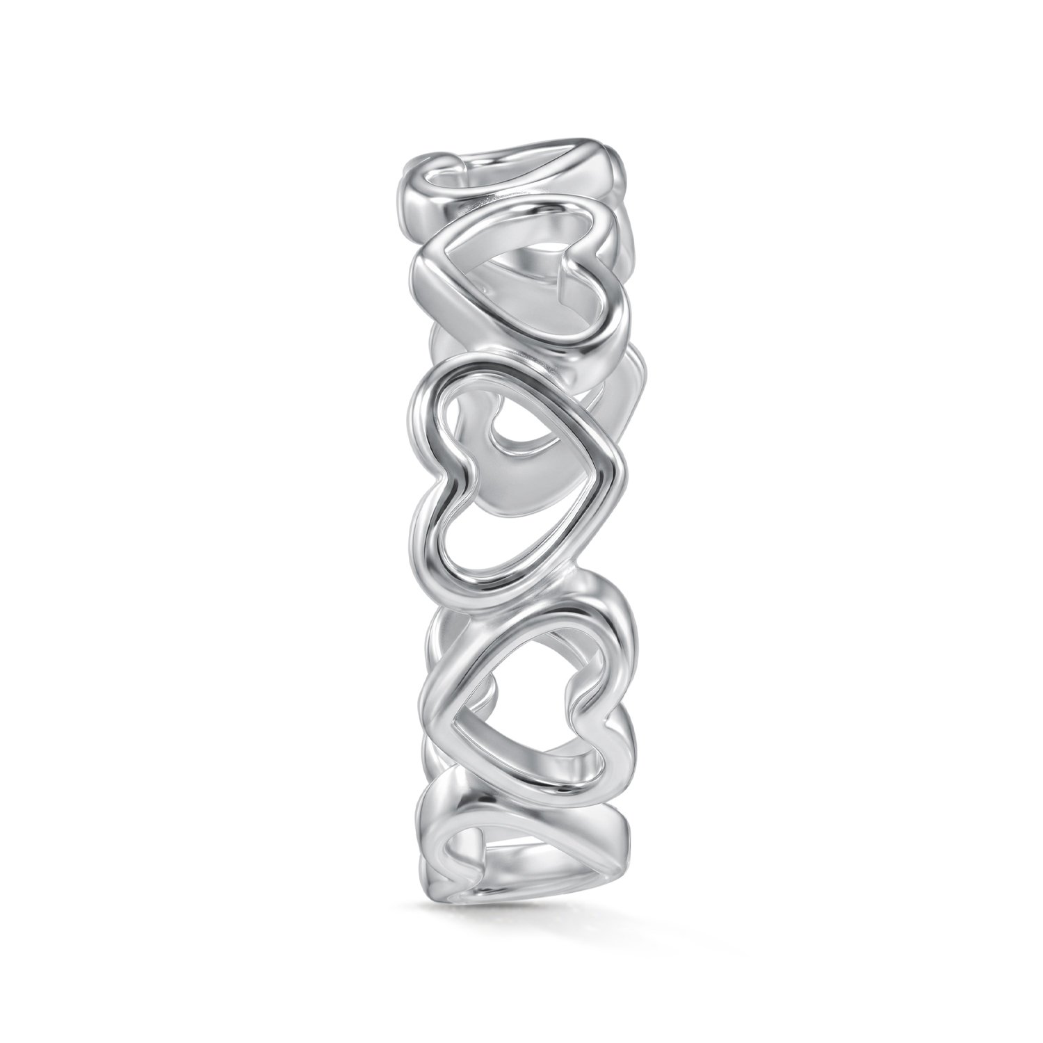 Серебряная серьга