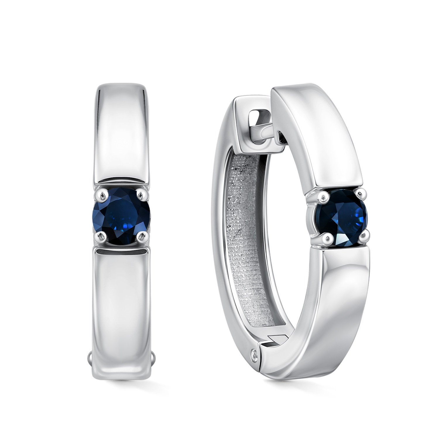 Фото «Золотые серьги с сапфирами»