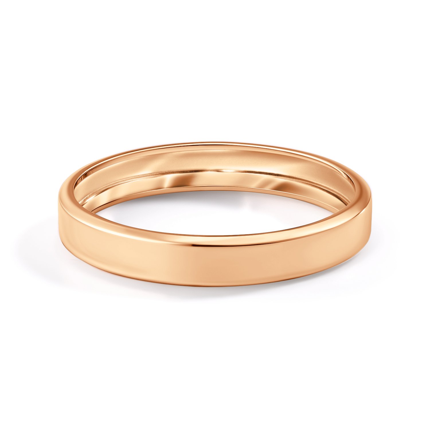 Золотое обручальное кольцо