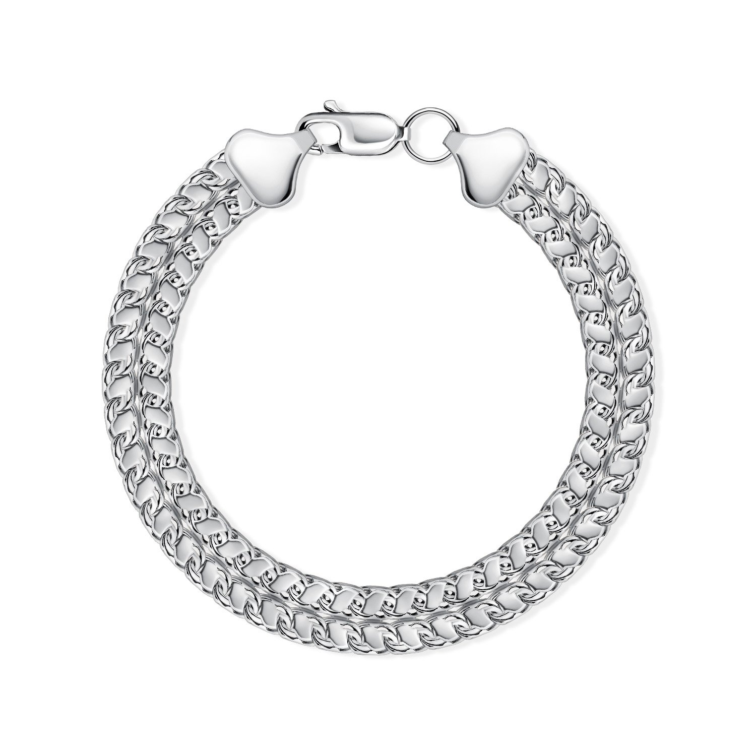 Фото «Серебряный браслет ручной работы полновесный»