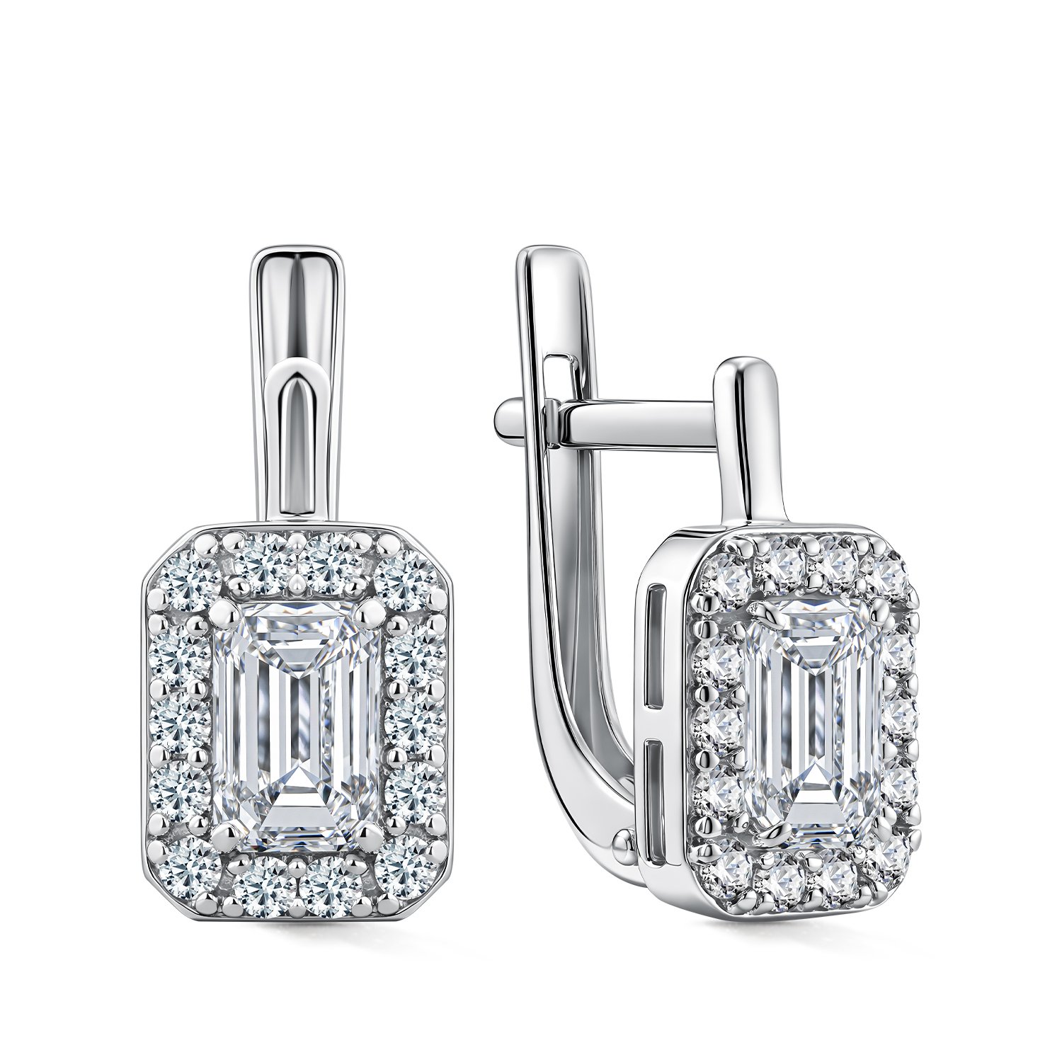 Фото «Серебряные серьги с фианитами»