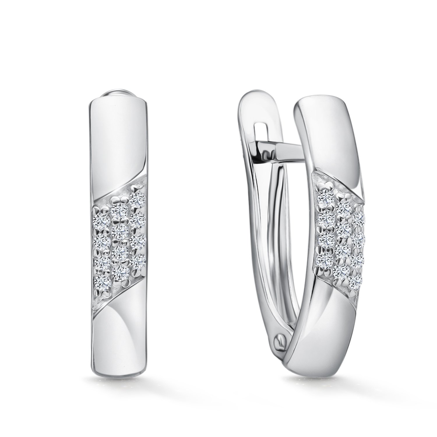 Фото «Серебряные серьги с фианитами»