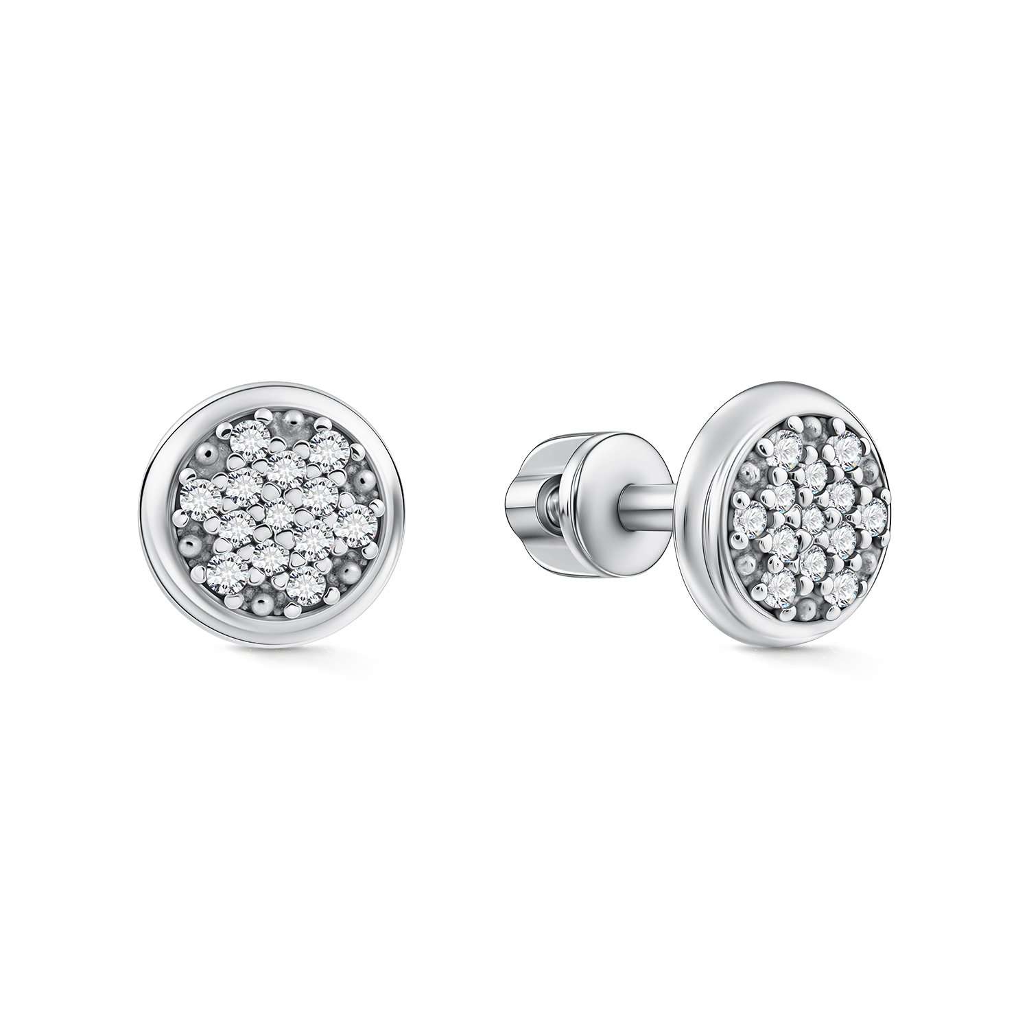 Фото «Золотые серьги с бриллиантами»