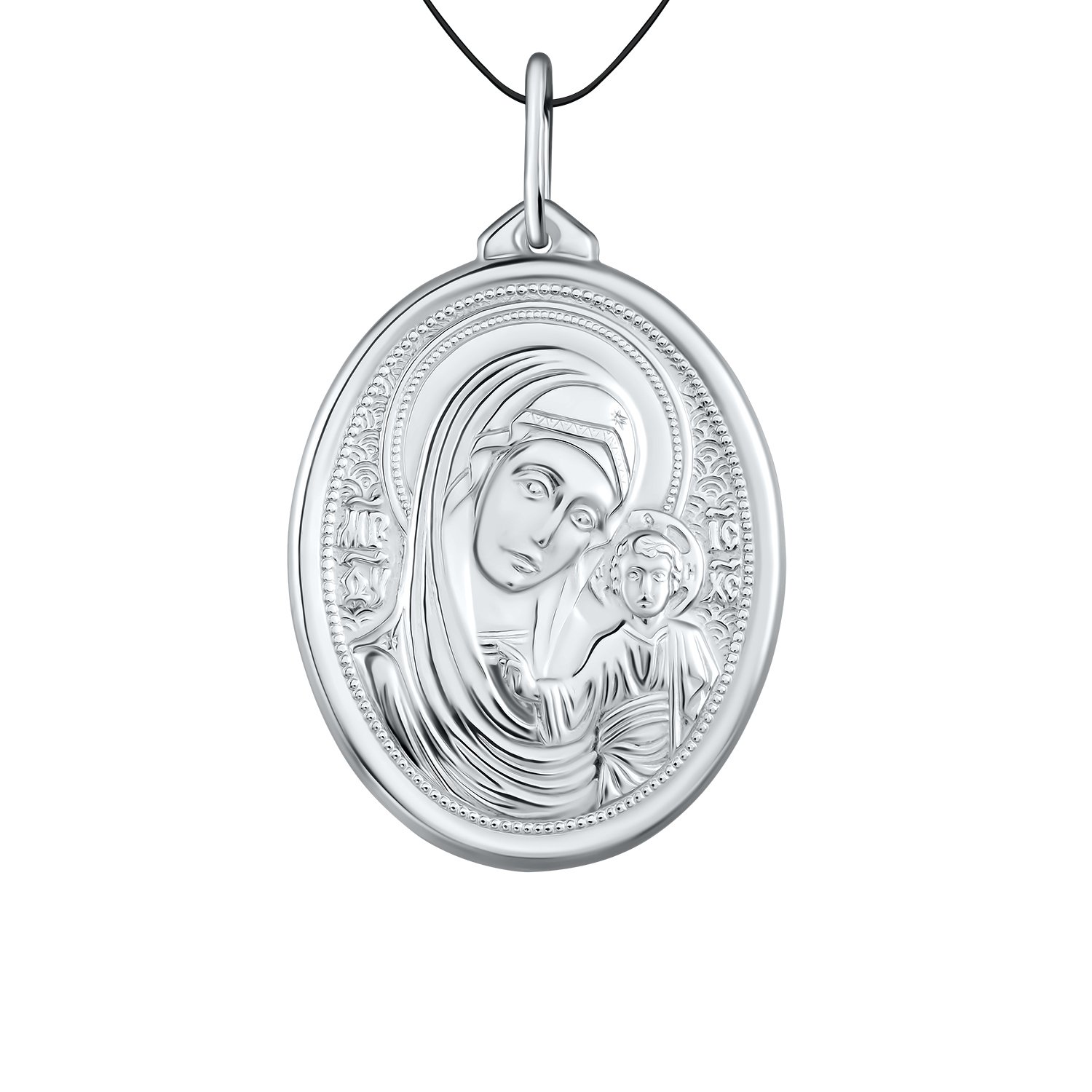 Серебряная подвеска Икона