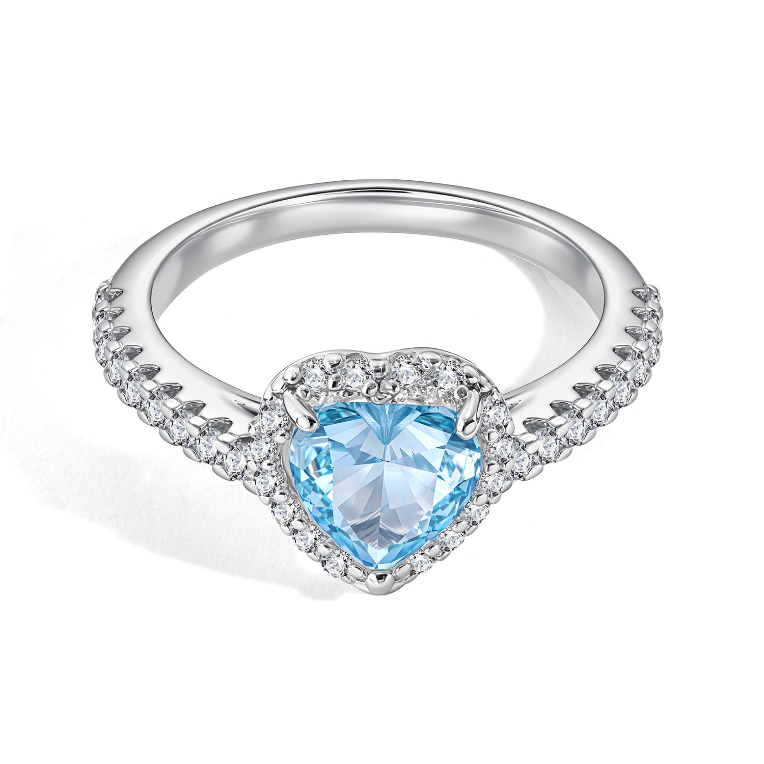 Серебряное кольцо с фианитами