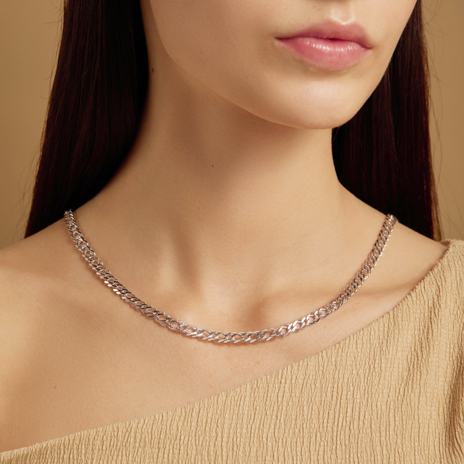 Серебряная цепь полновесная