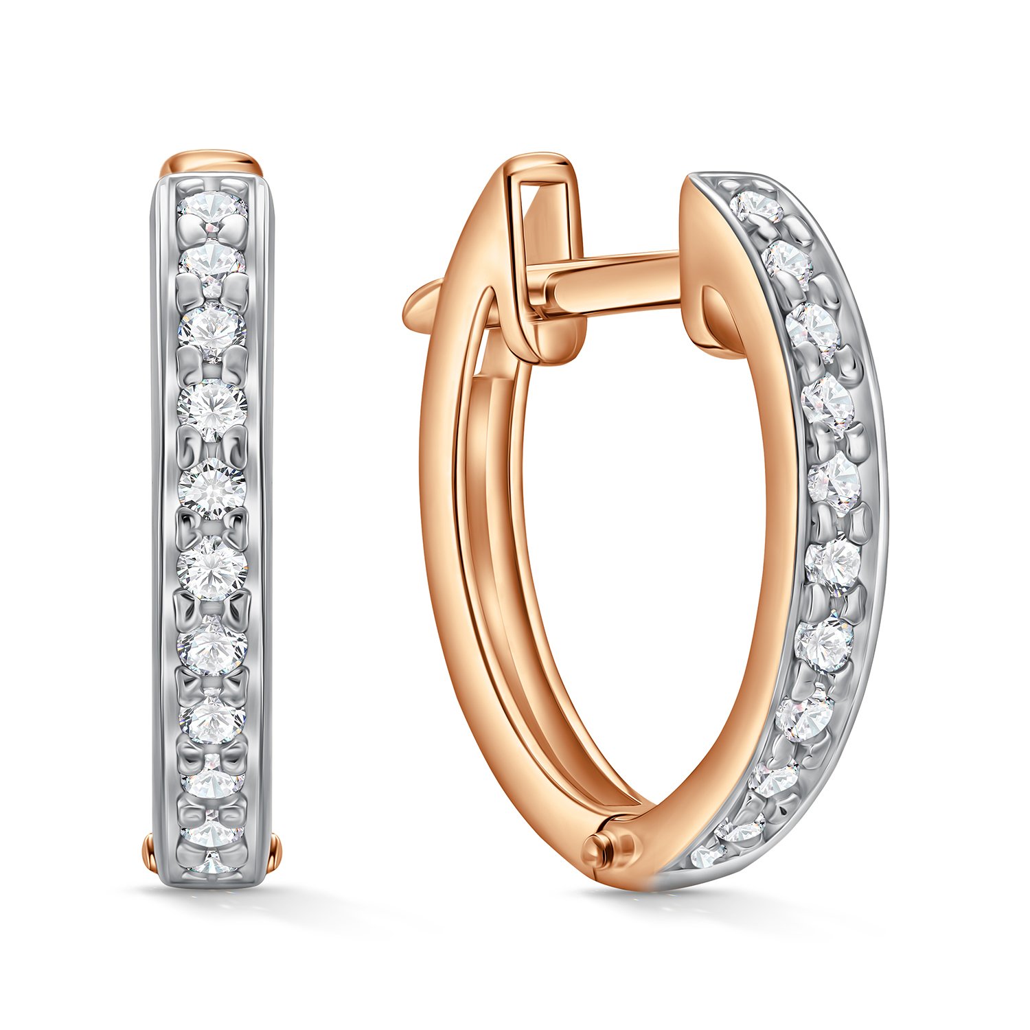 Фото «Золотые серьги с бриллиантами»