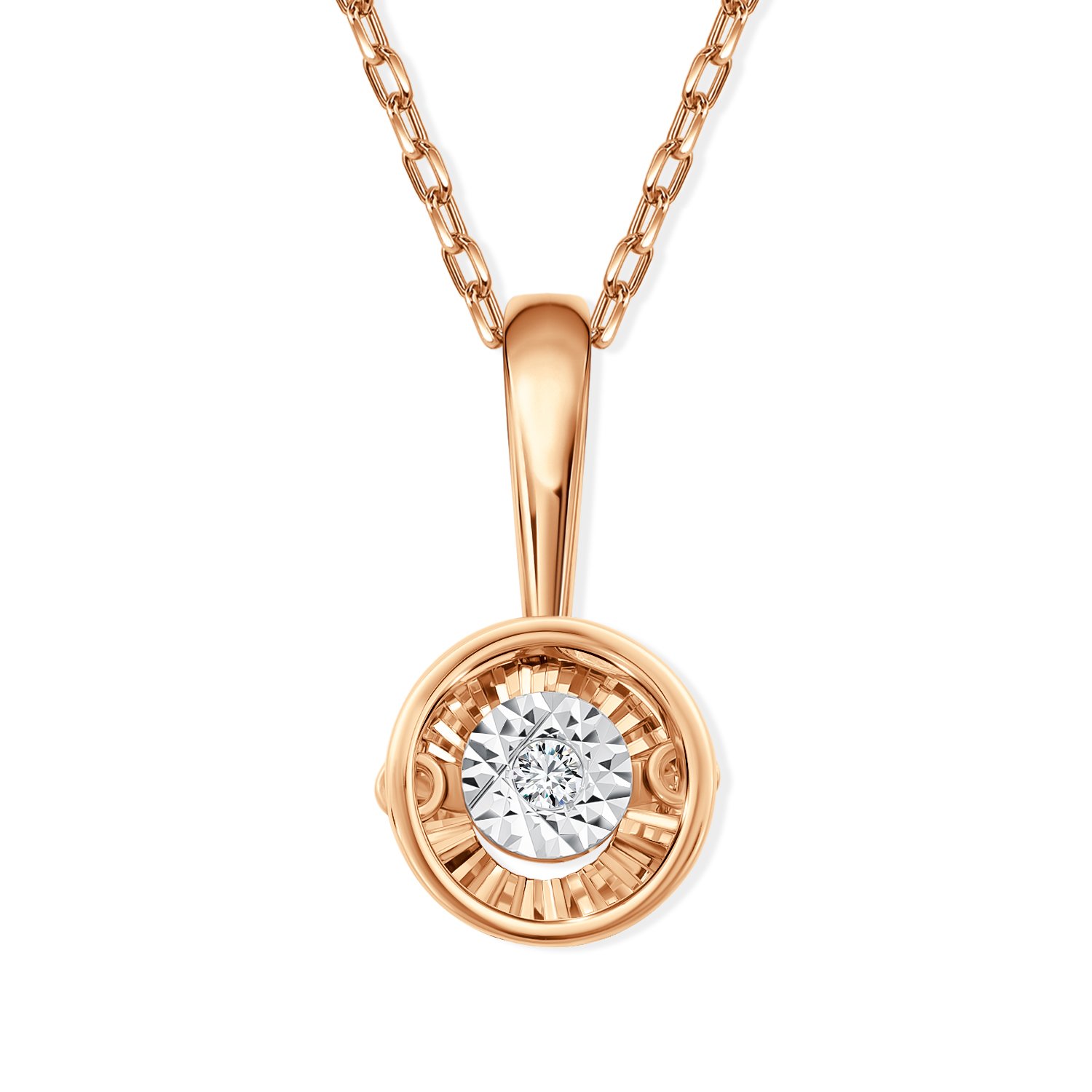 Фото «Золотая подвеска с бриллиантом»