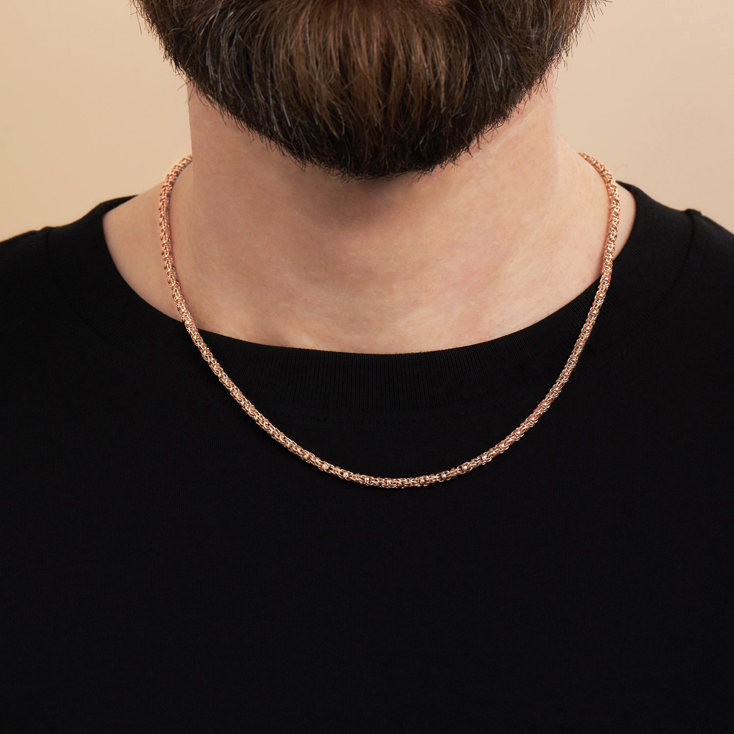 Золотая цепь ручной работы полновесная