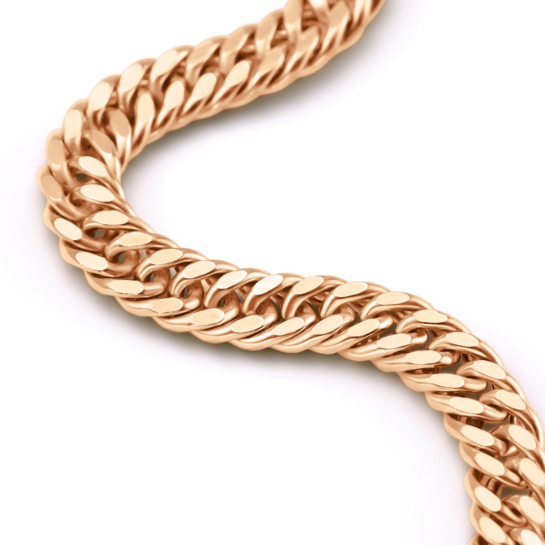 Золотой браслет облегченный