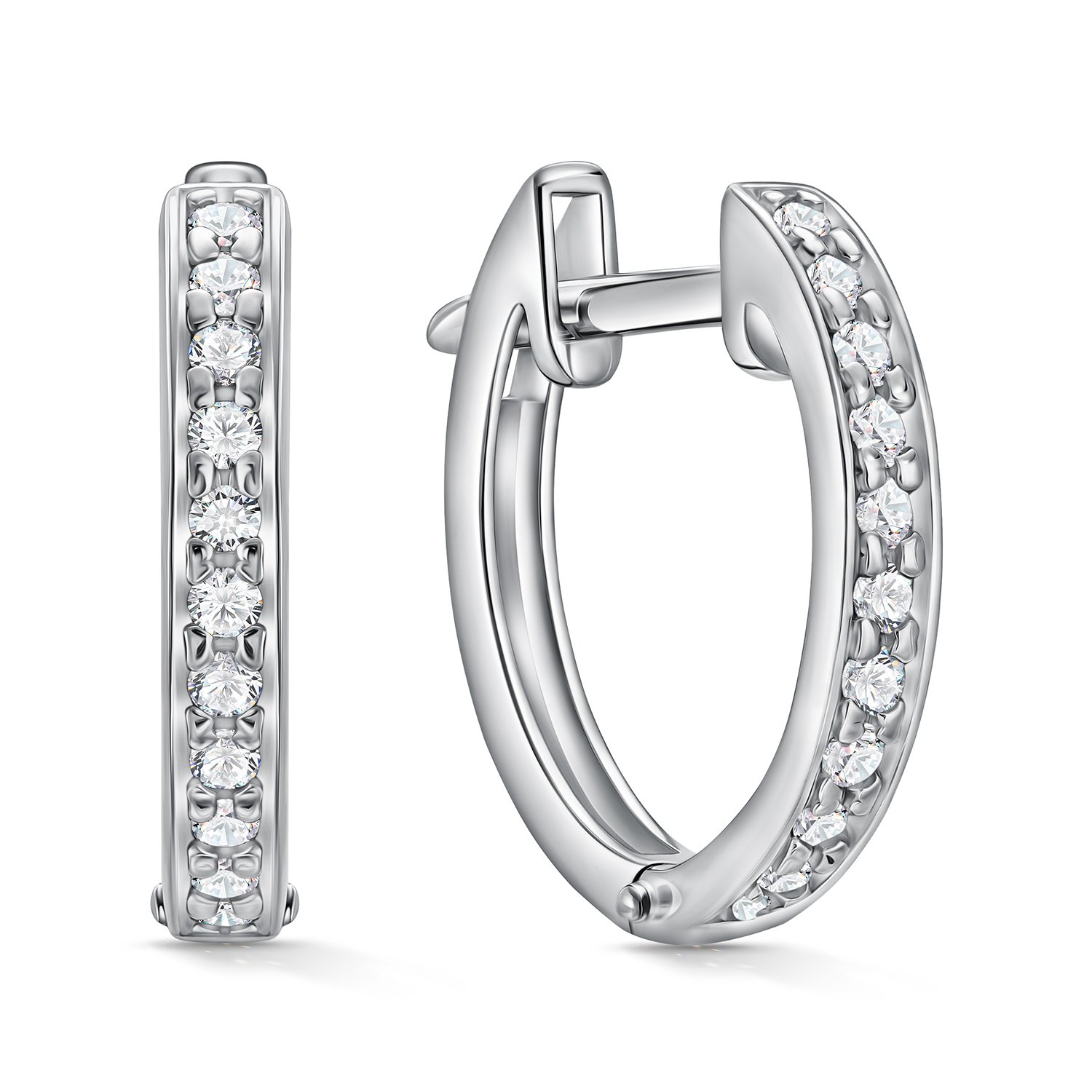 Фото «Золотые серьги с бриллиантами»