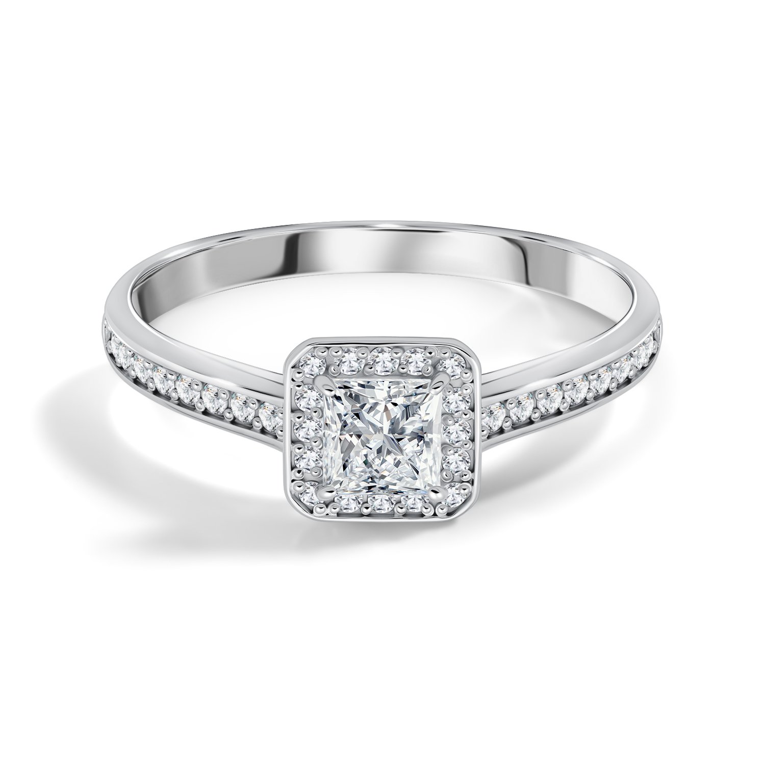 Золотое кольцо с бриллиантами