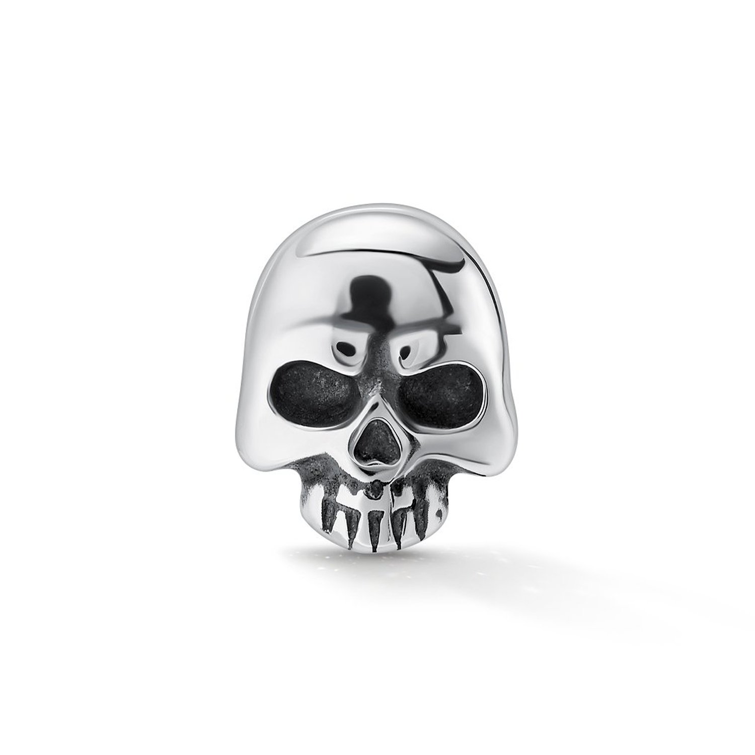 Серебряная серьга