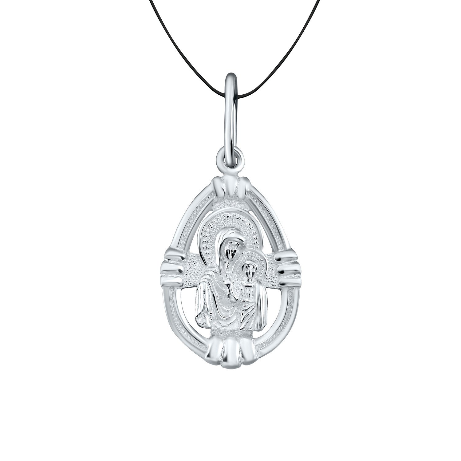 Серебряная подвеска Икона