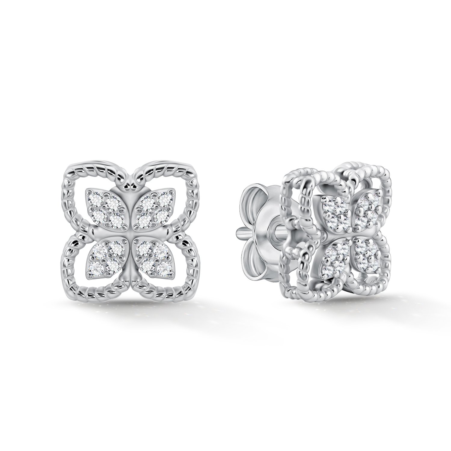 Фото «Серебряные серьги с фианитами»