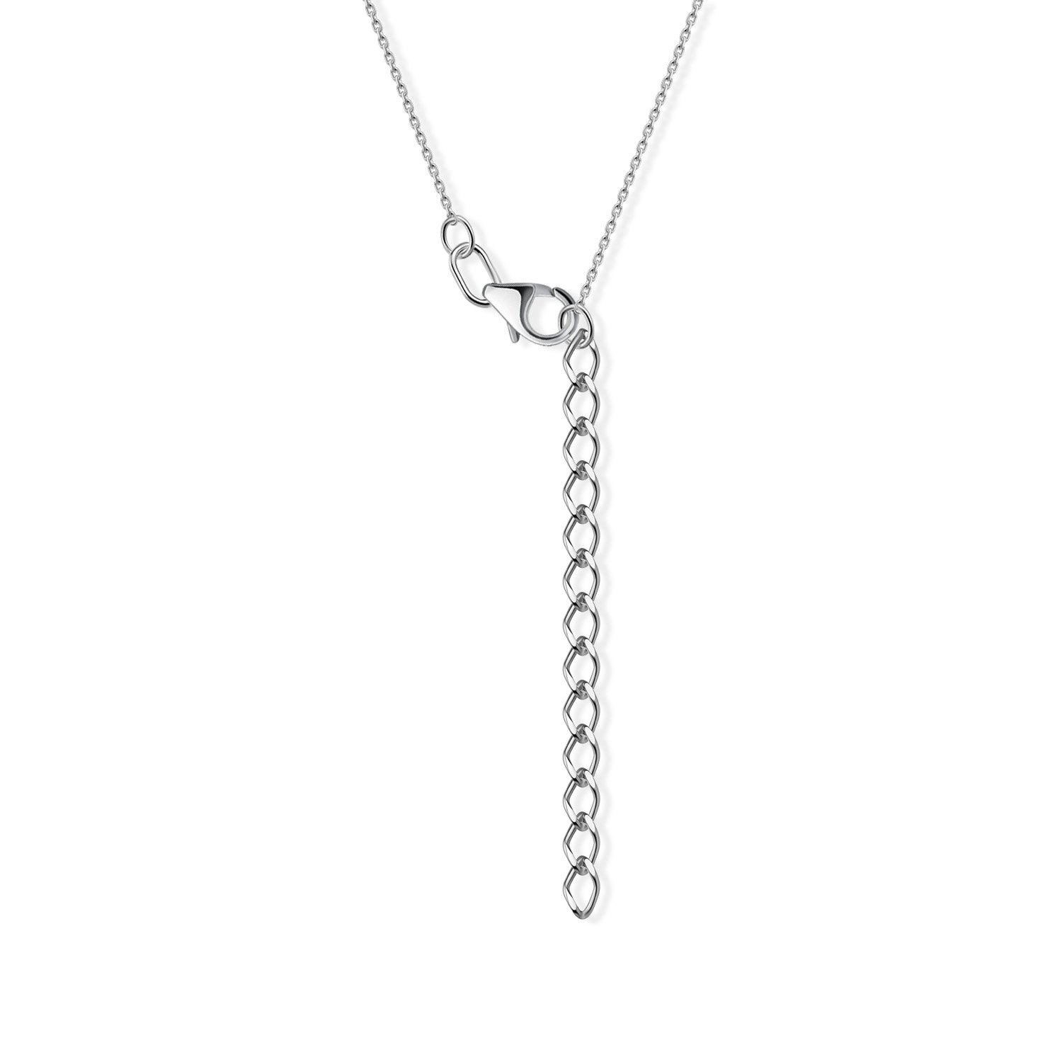 Серебряное колье с фианитами