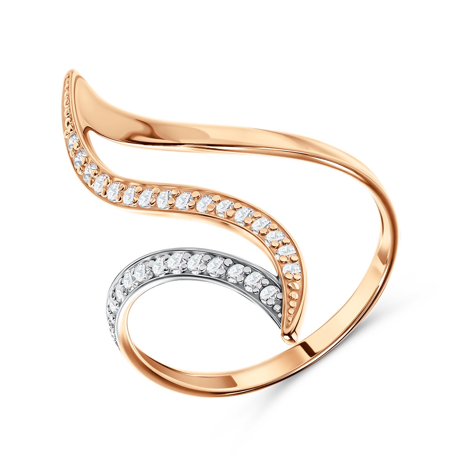 Фото «Золотое кольцо с фианитами»