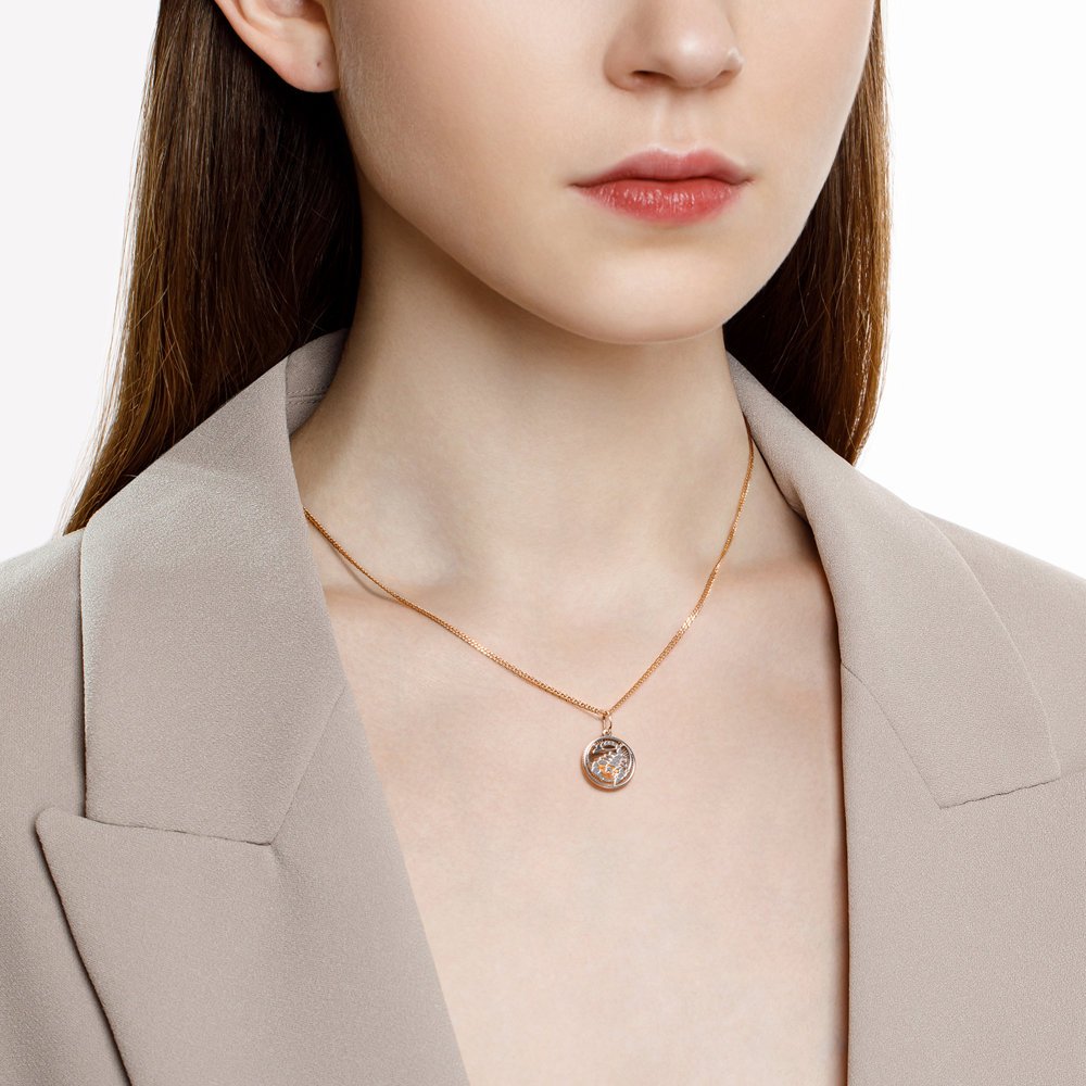 Золотая подвеска «Знак зодиака Скорпион»