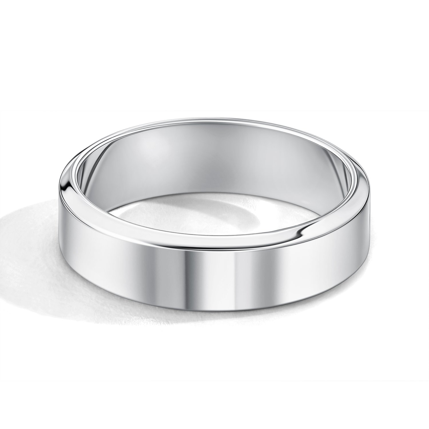 Серебряное обручальное кольцо