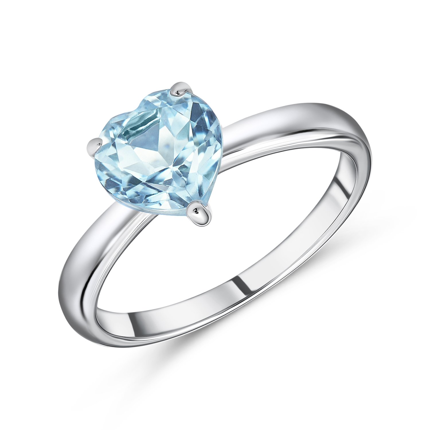 Фото «Золотое кольцо с топазом Sky»