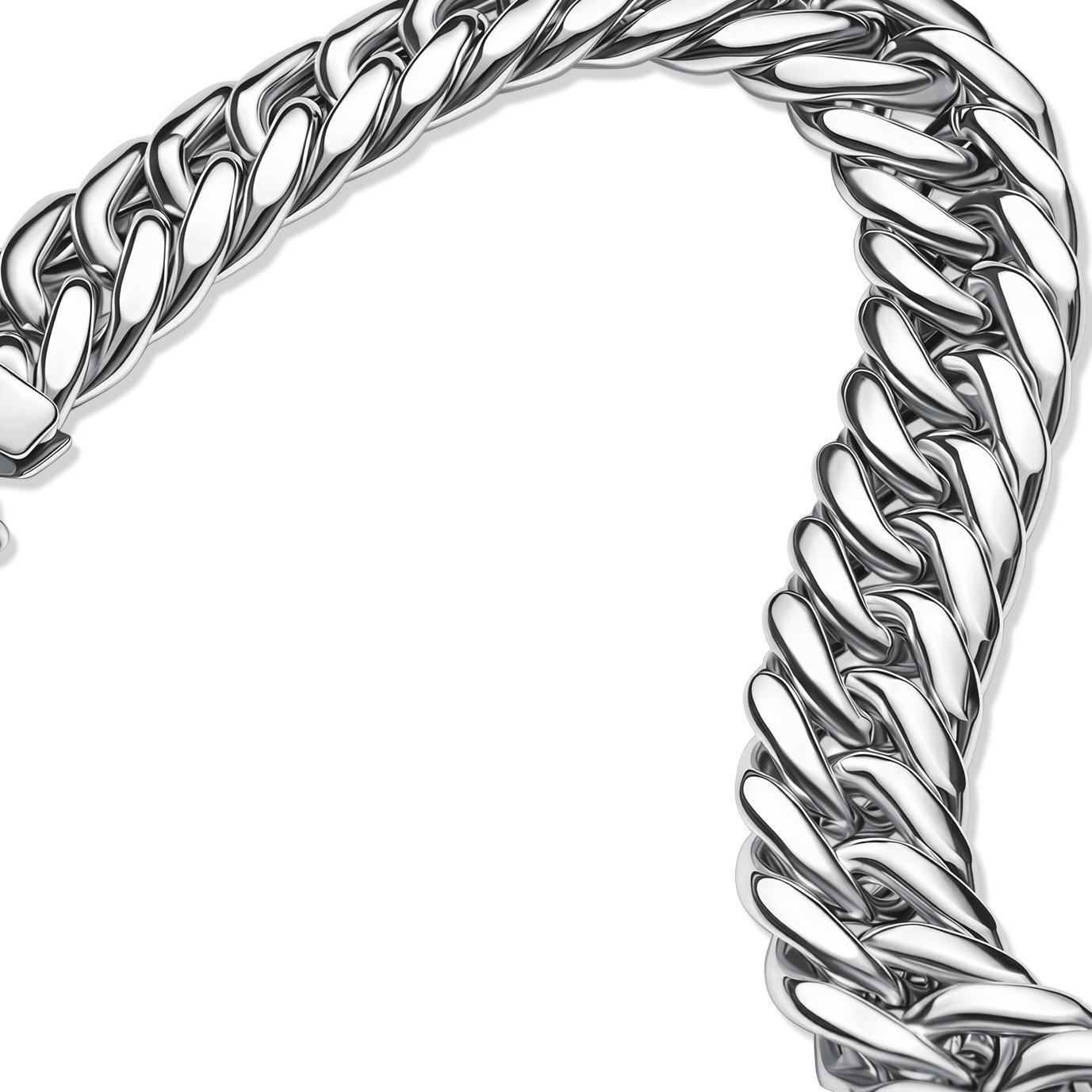 Серебряный браслет ручной работы облегченный