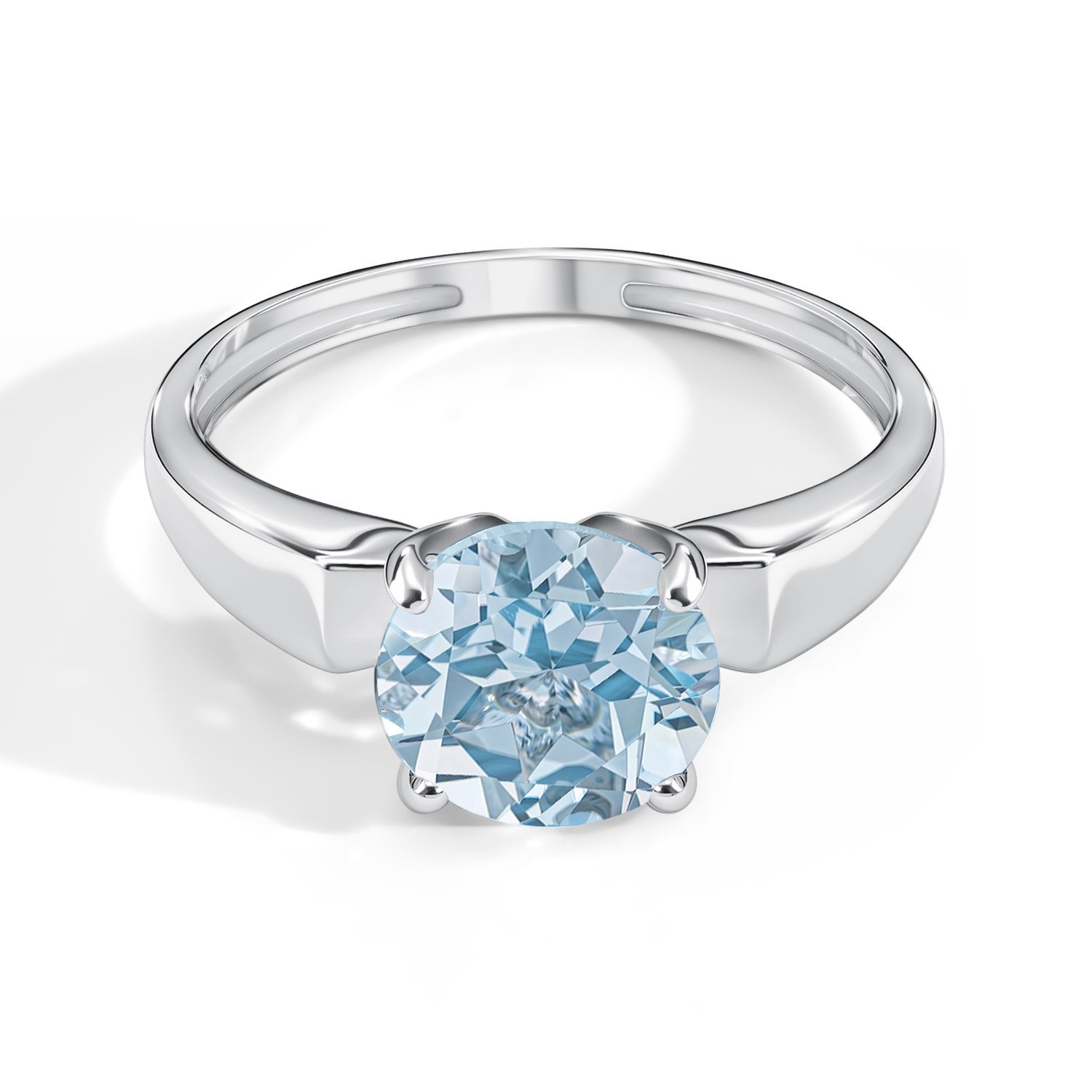 Серебряное кольцо с топазом Sky