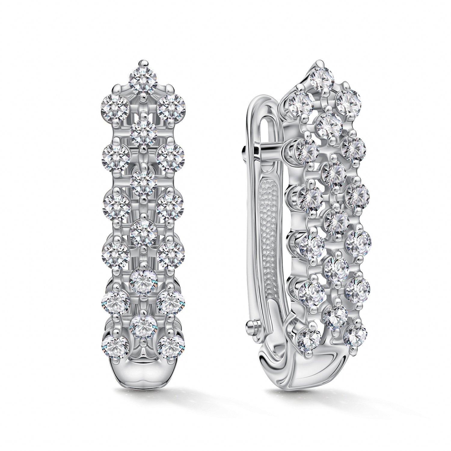 Фото «Золотые серьги с бриллиантами»