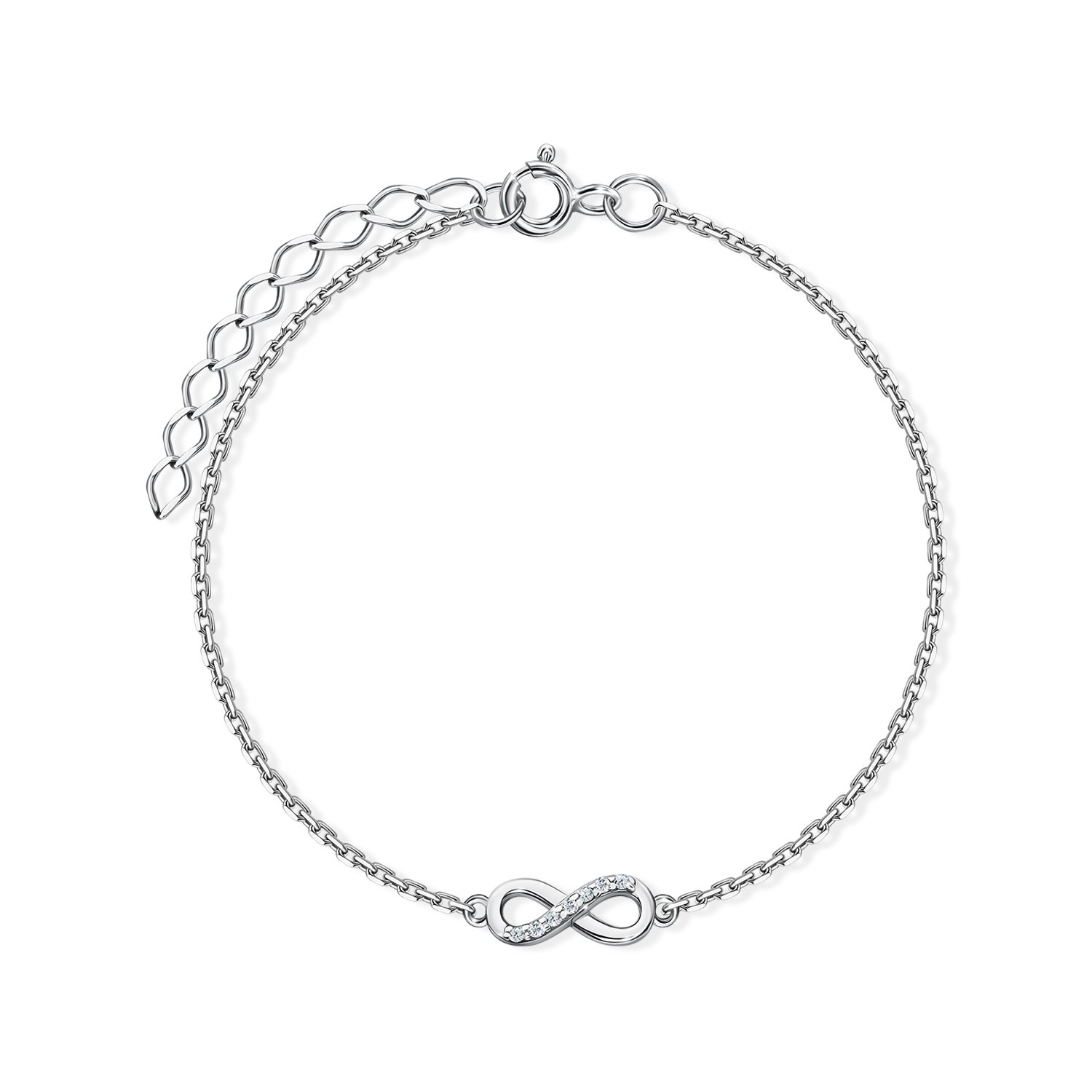 Фото «Серебряный браслет с фианитами»