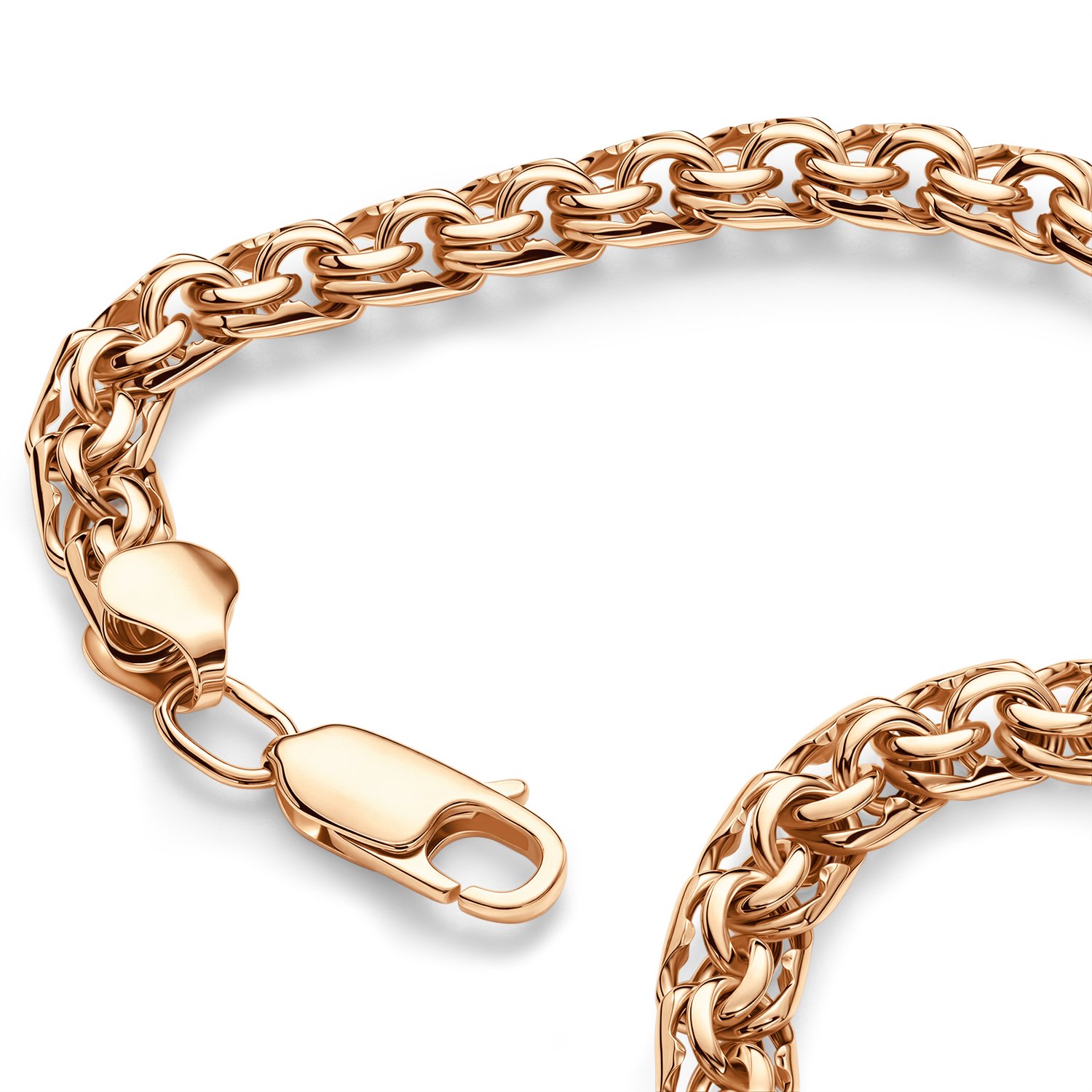 Золотой браслет ручной работы полновесный