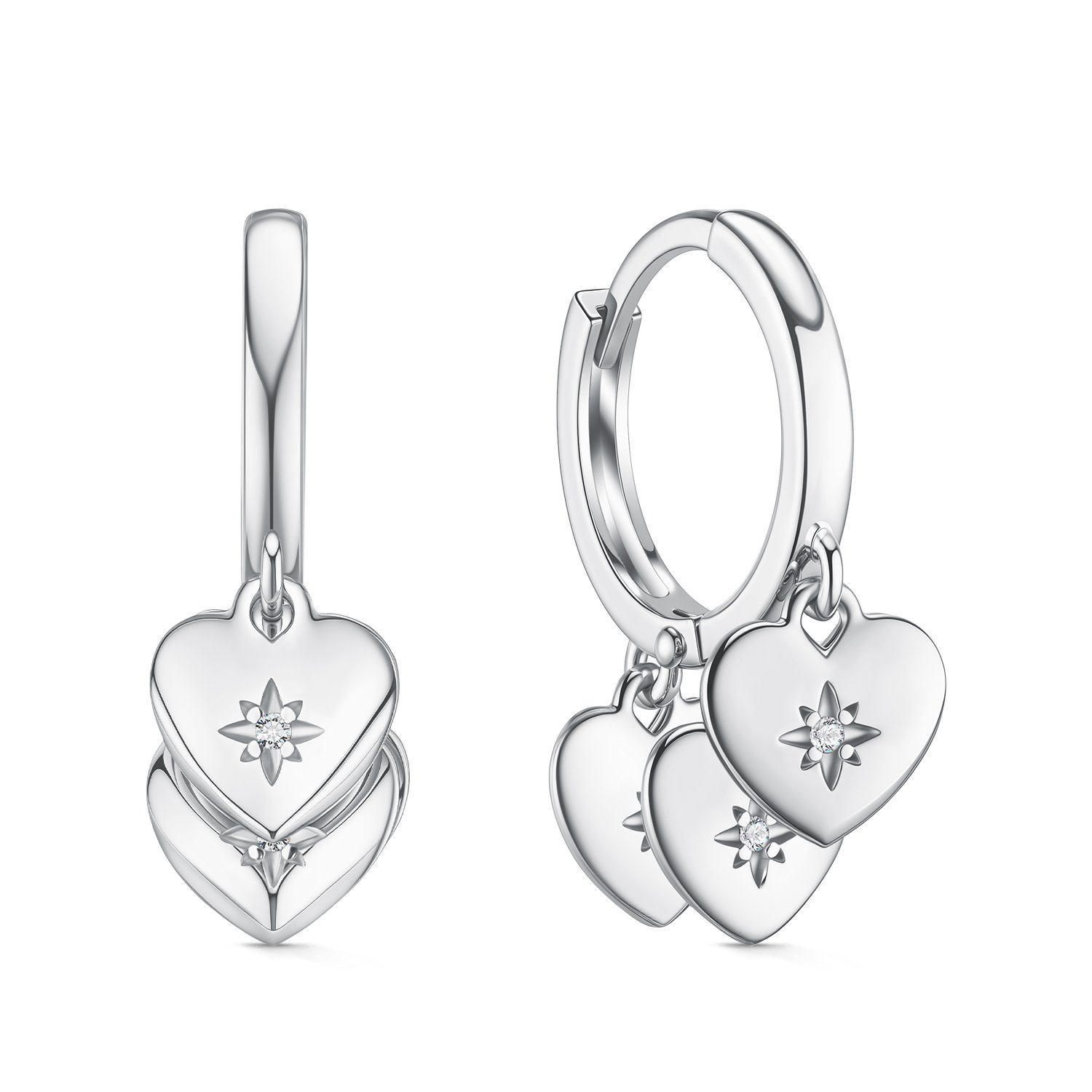 Фото «Серебряные серьги с фианитами»