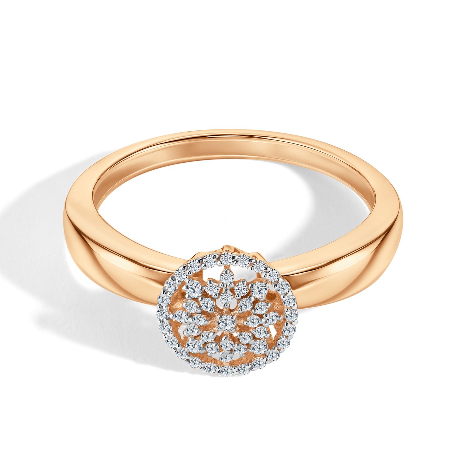 Золотое кольцо с бриллиантами