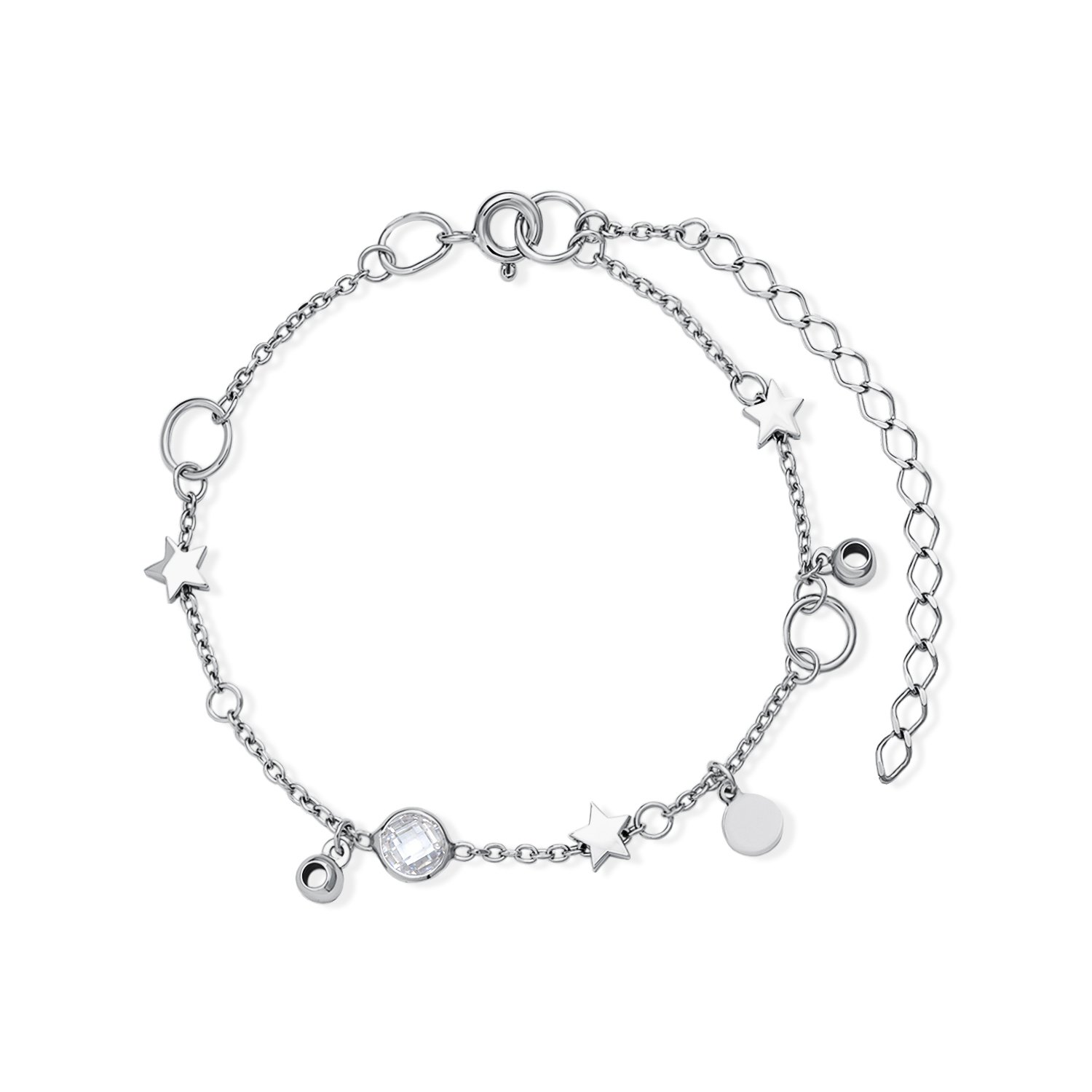 Фото «Серебряный браслет с фианитом»