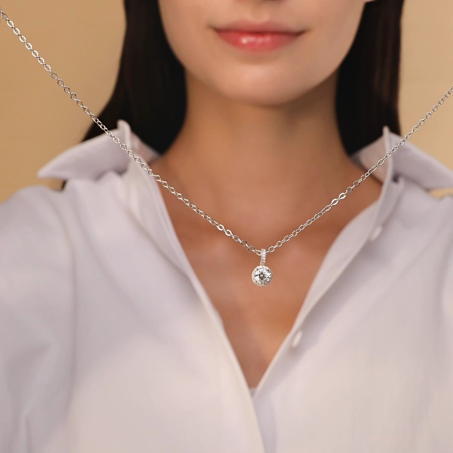 Фото «Золотая подвеска SMART DIAMONDS 0,8 карата»