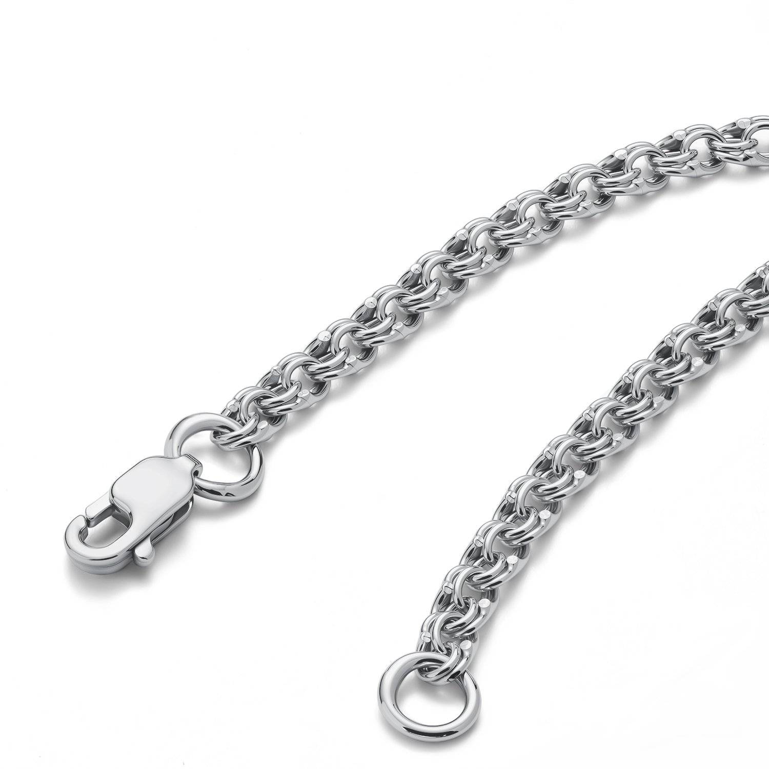 Серебряный браслет ручной работы