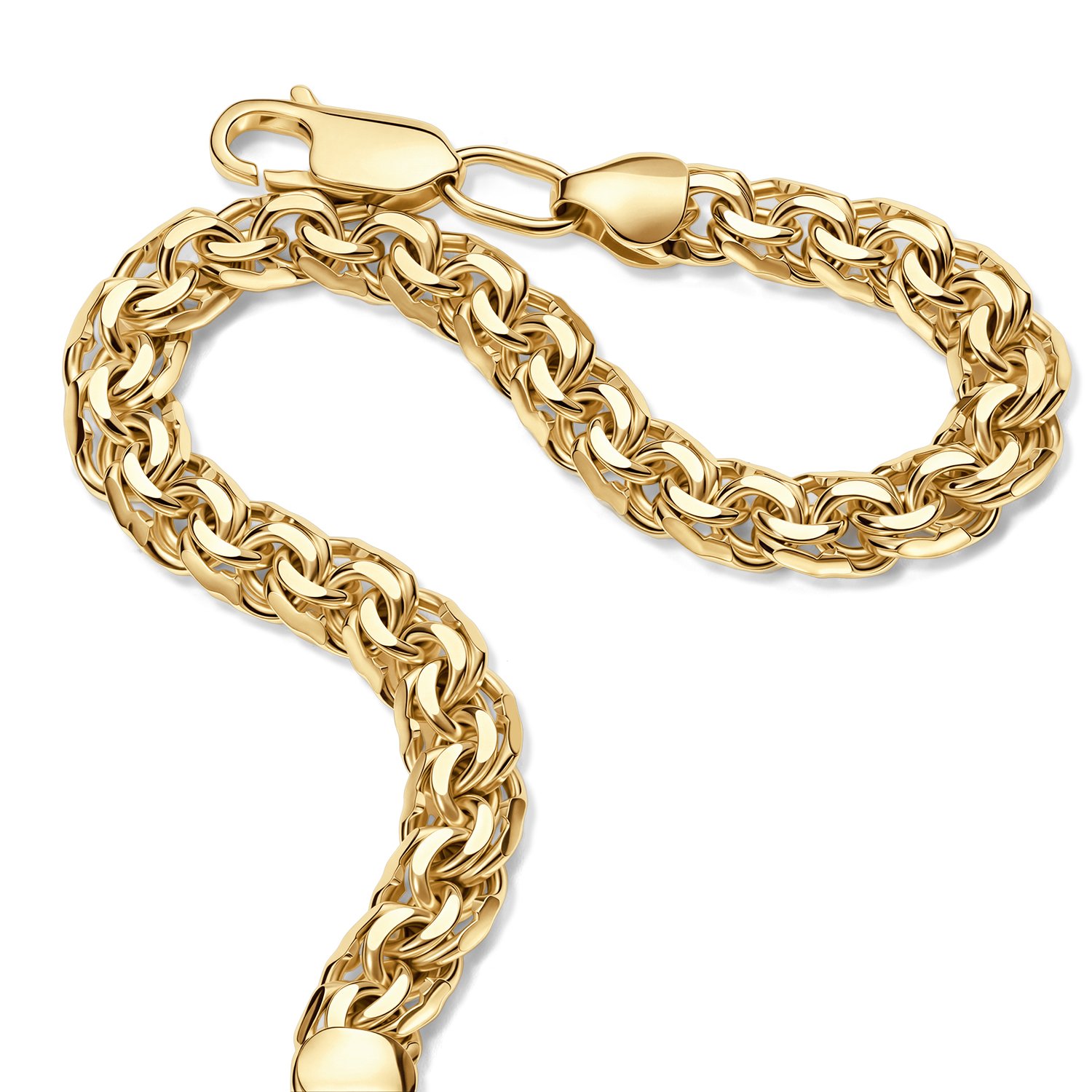 Золотой браслет ручной работы полновесный