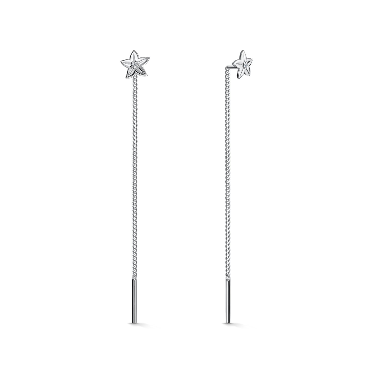 Фото «Серебряные серьги с фианитами»