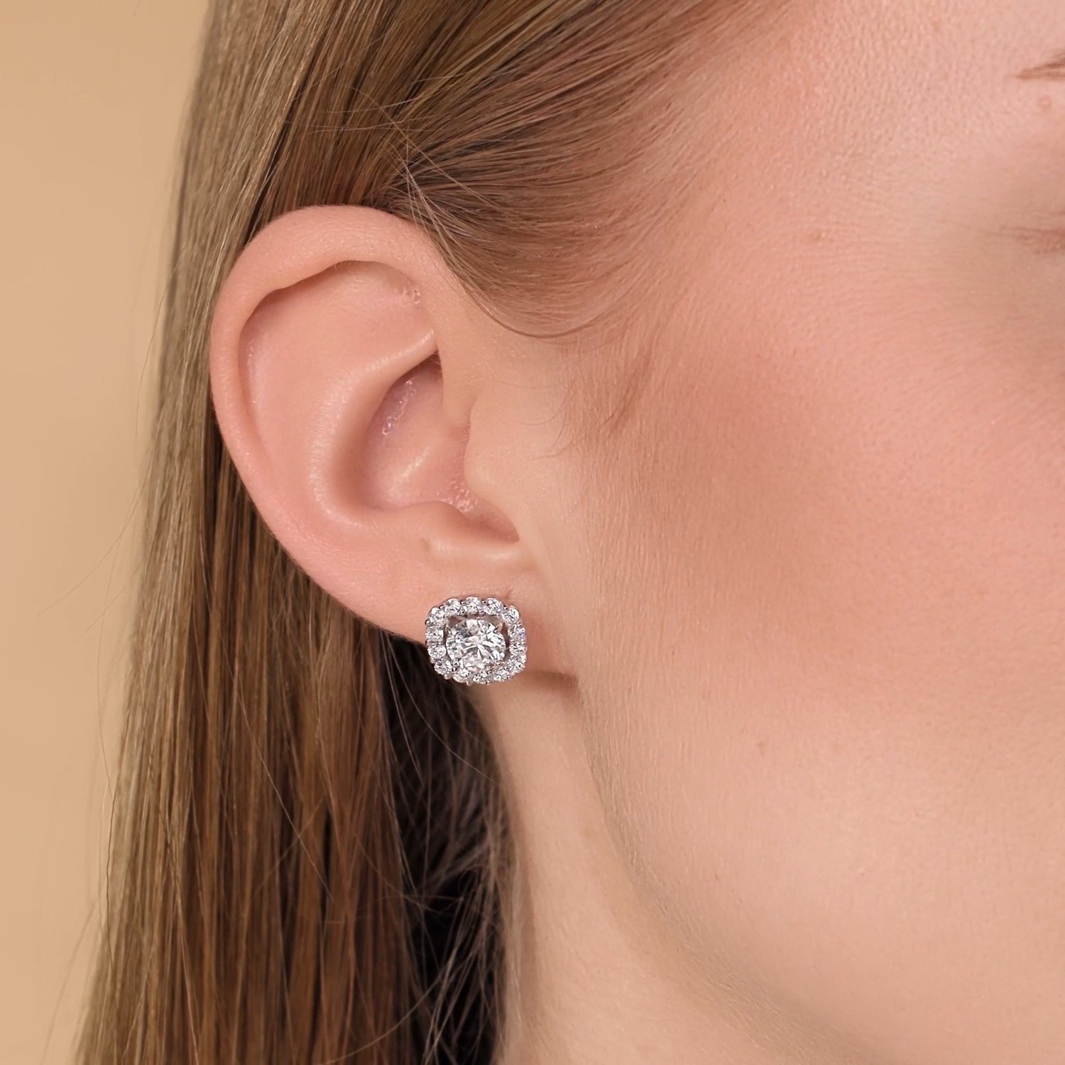 Золотые серьги SMART DIAMONDS 2,88 карата