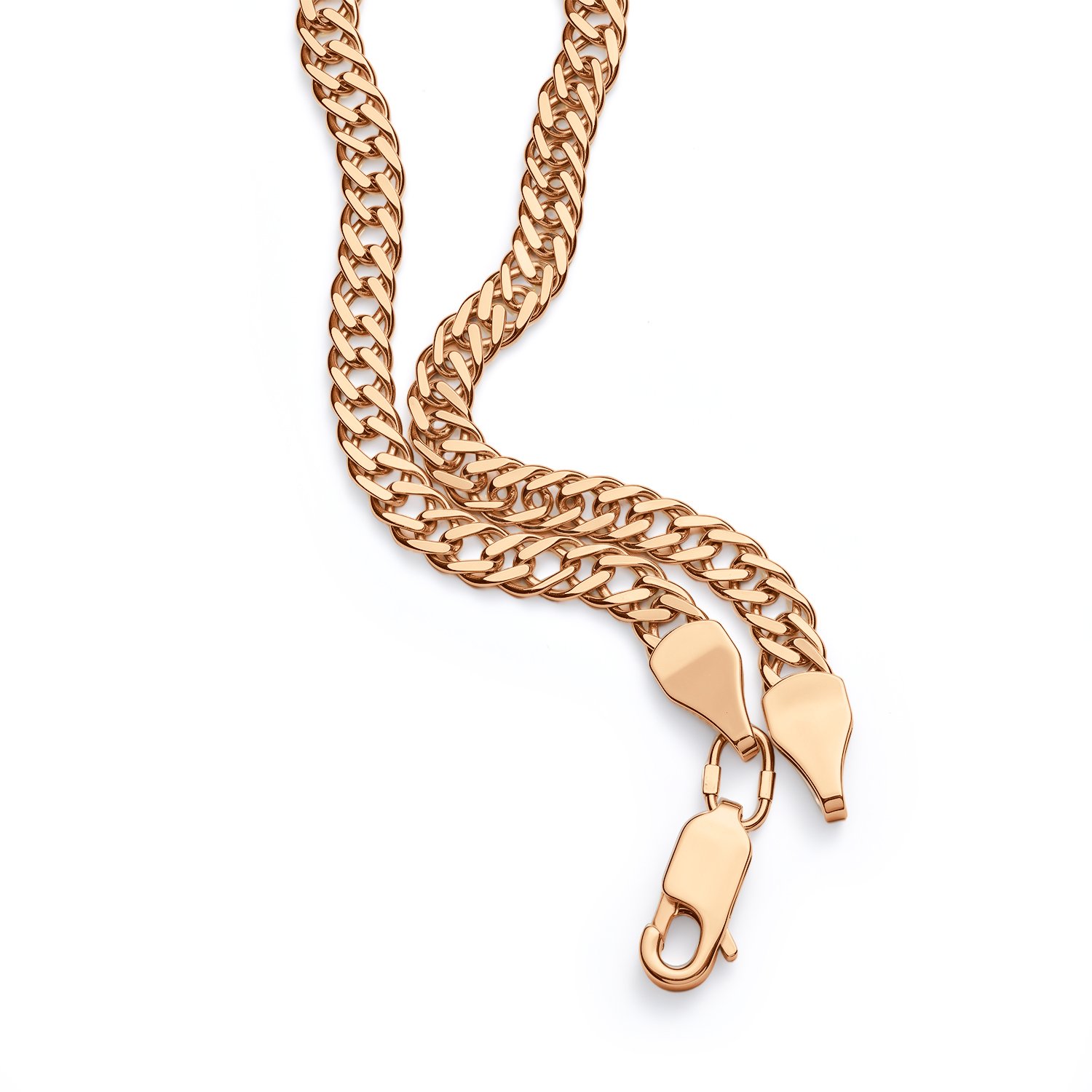 Золотой браслет облегченный