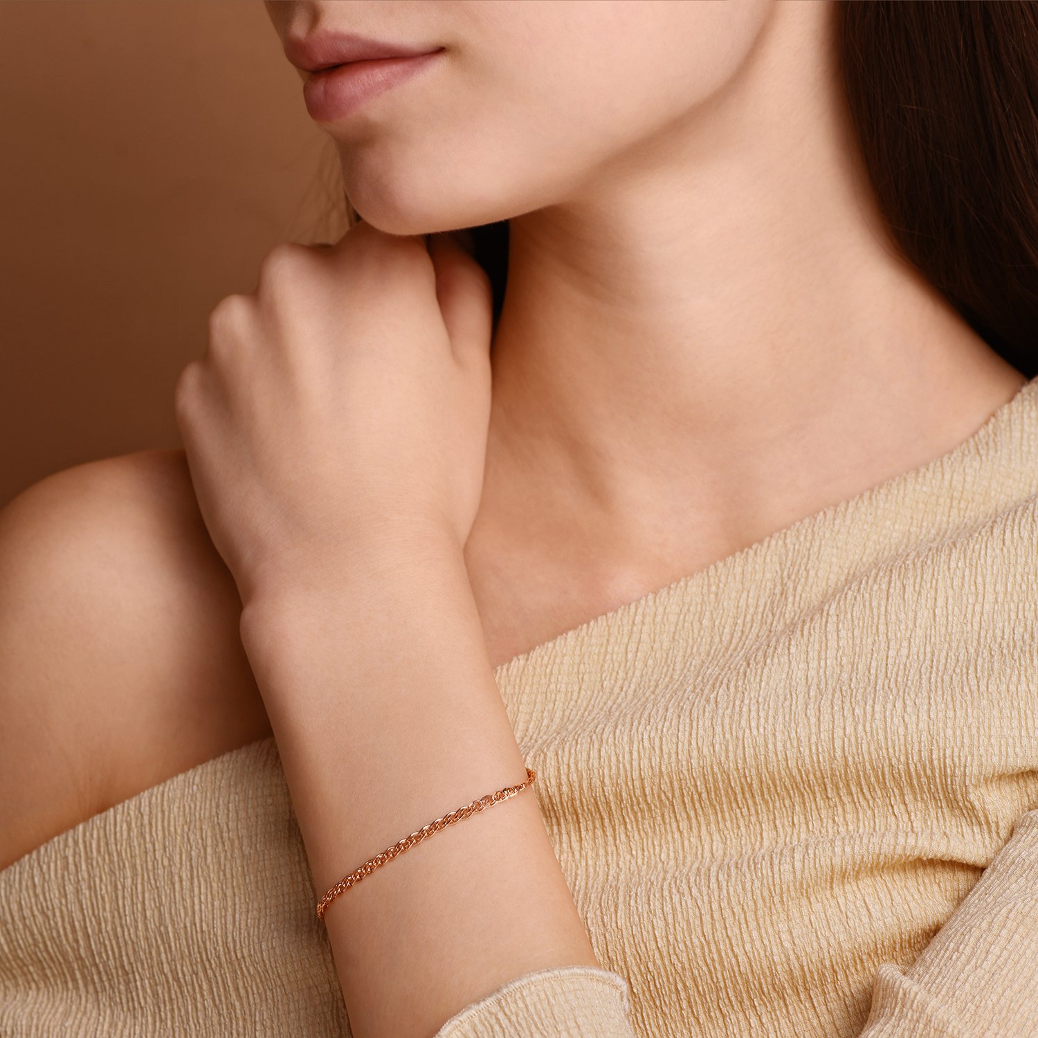 Золотой браслет полновесный