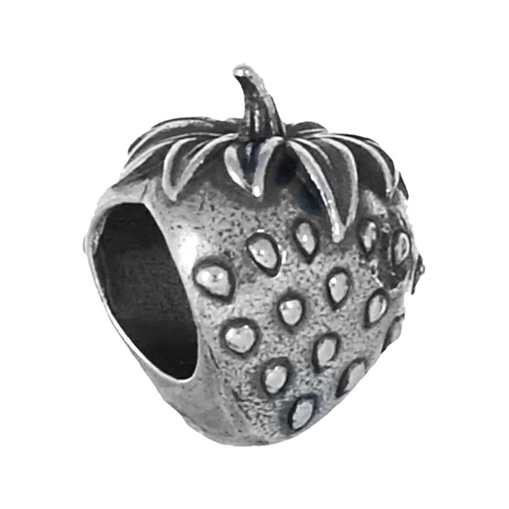 Подвеска-шарм Клубника из серебра