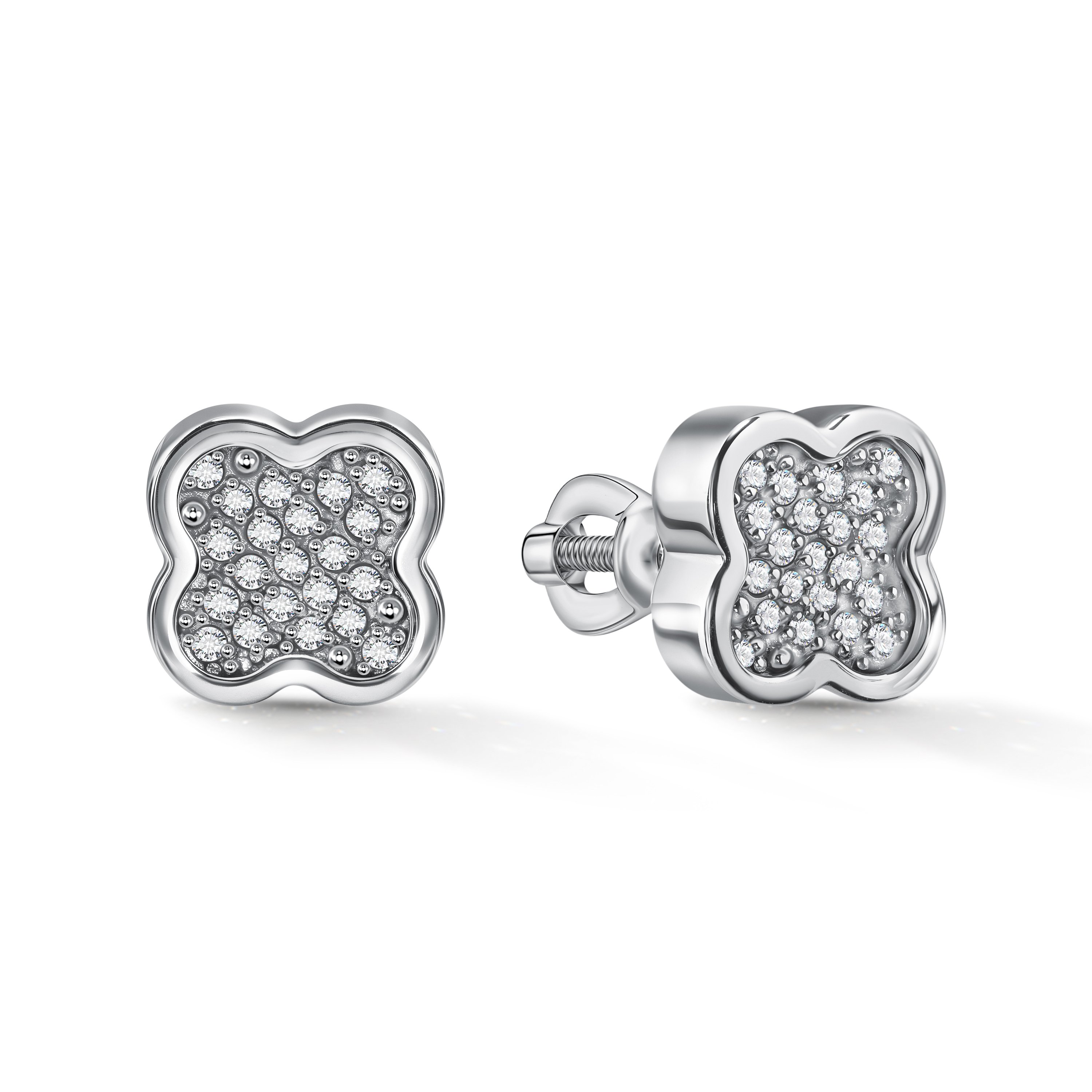 Фото «Золотые серьги с бриллиантами»