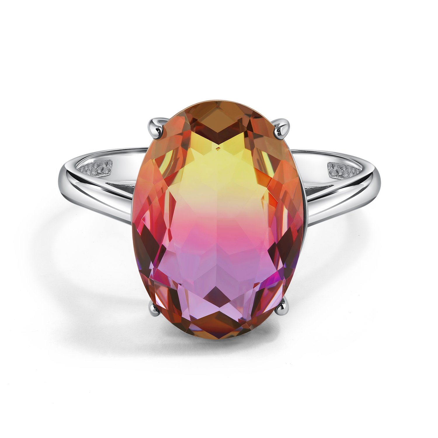Серебряное кольцо с фианитом
