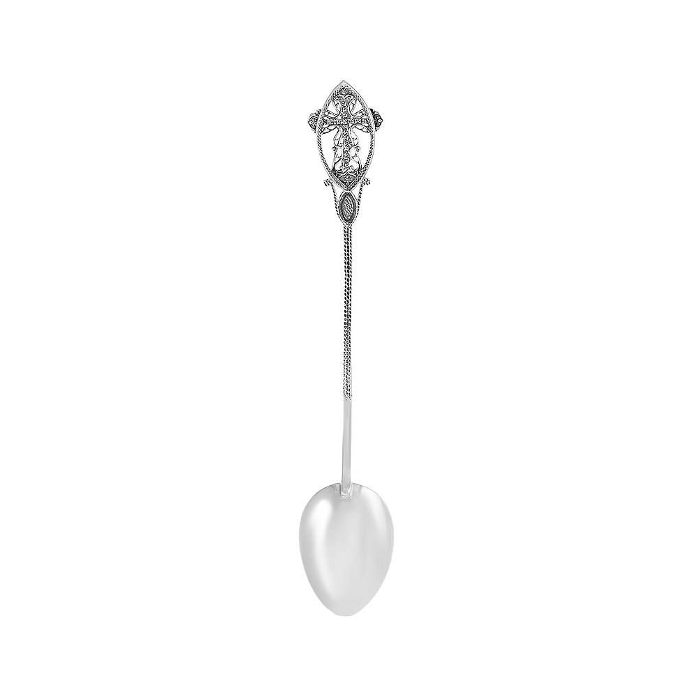 Серебряная чайная ложка