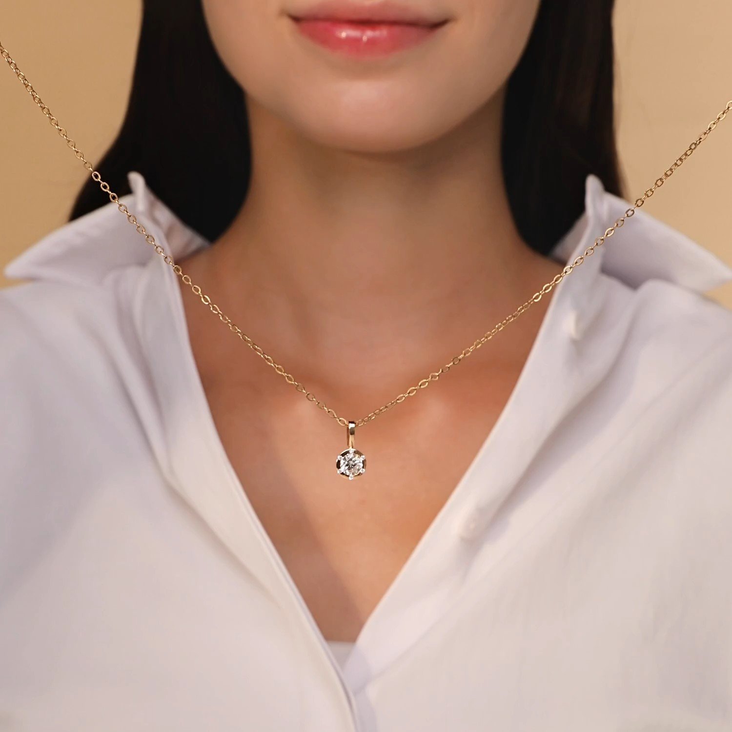 Фото «Золотая подвеска SMART DIAMONDS 0,82 карата»