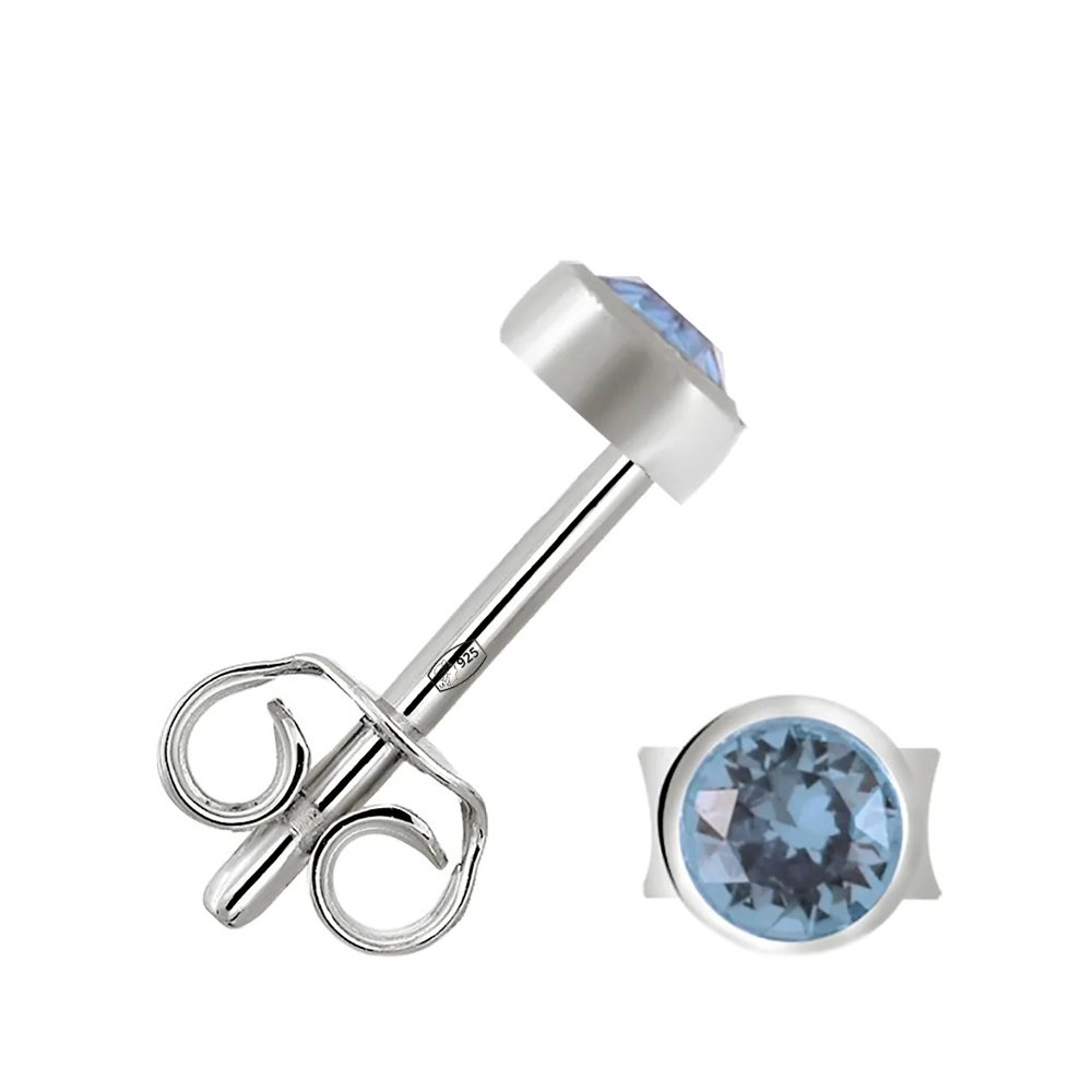 Фото «Серебряные серьги с фианитами SWAROVSKI и родированием»